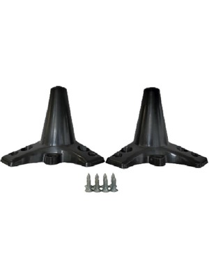 Zerenland Sehpa Ayağı 2 Adet Siyah