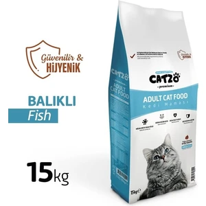 Premium Somon Balıklı Yetişkin Kedi Maması 15 kg