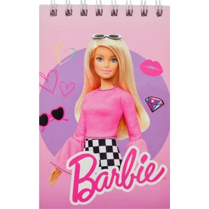 Barbie Spiralli Karton Kapak 40 Yaprak A7 Mini Bloknot