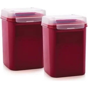 5.5 Litre Özel Kare Saklama Kabı x 2