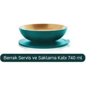 Berrak Yeşil-Gold Saklama Kabı 750ML