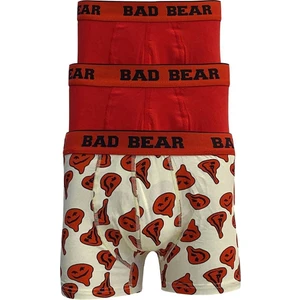 Bad Bear Melt 3 Pack Erkek Desenli Boxer