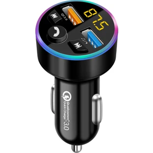 Bluetooth 5.0 Mp3 Çalar Qc3.0 + 2.4A Hızlı Şarj Araç Şarj Fm Verici (Yurt Dışından)