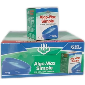 Şifa Kimya Algo-Wax Simple 5'li Paket Buharlaşan Merhem