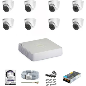 8 Kameralı İç Ortam Güvenlik Kamera Seti