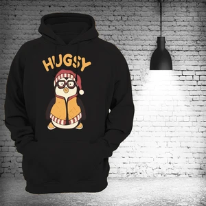 Friends Joey Hugsy Baskılı 3 Ipl. Şardonlu, Kalın (600 Gr.) Içi Polar Siyah Sweatshirt
