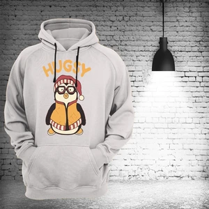 Friends Joey Hugsy Baskılı 3 Ipl. Şardonlu, Kalın (600 Gr.) Içi Polar Beyaz Sweatshirt