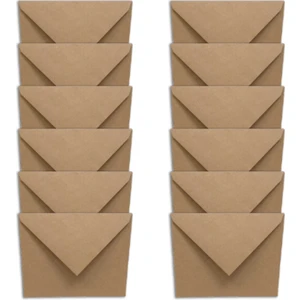 Pera İstanbul 12 Adet Mektup Zarfı 13x18cm 100gr. Kraft