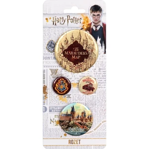 Rozet & Broş Harry Potter Çapulcu Haritası 4 Adet Lisanslı