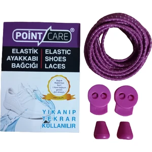 Point Care Akıllı Kilitli Elastik Ayakkabı Bağcık 100 cm