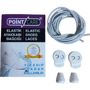 Point Care Akıllı Kilitli Elastik Ayakkabı Bağcık 100 cm
