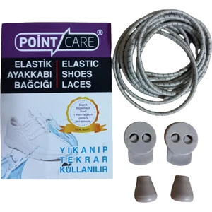 Point Care Akıllı Kilitli Elastik Ayakkabı Bağcık 100 cm