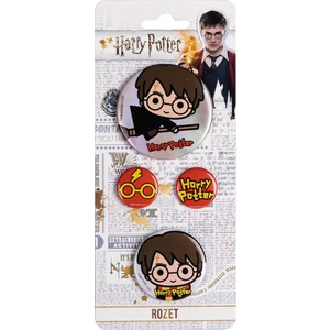Rozet & Broş Harry Potter 4 Adet Warner Bros. Lisanslı