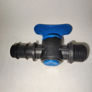 Damlama Sulama Plastik Vana 5 Adet 16 mm 3/4"