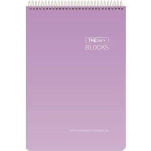 Thebook Blocks A4 Spiralli Sert Kapak Defter 100 Yaprak Çizgisiz