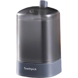 Otomatik Kürdan Kutusu Tutucu Konteyner Restoran Kürdan Dağıtıcı Gri