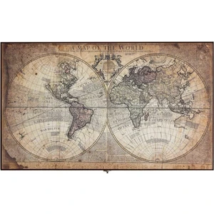 Kişiye Özel Mudo Concept Map Tavla Deri, Deri Lüx Tavla, Desenli Tavla, Haritalı Tavla, Yenigün Tavla,