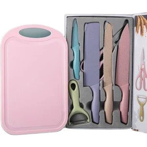 Renkli Paslanmaz Çelik Bıçak Seti - 7 Parça