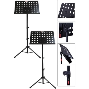 NT-104X 2'li Set Şef Tipi Katlanır Nota Standı Sehpası