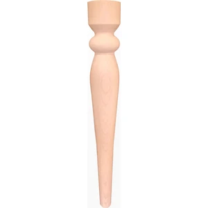 Turan Ahşap Sehpa Ayağı - Ahşap Ayak - Mobilya Ayağı / Uzunluk : 42 cm / Çap: 5.5 cm