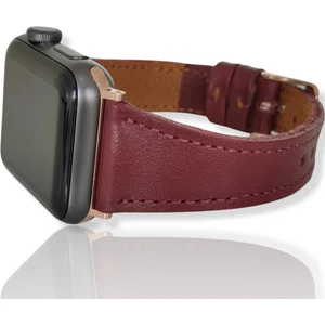 Apple Watch Uyumlu Kadın Klasik Deri Kordon 38 40 41MM