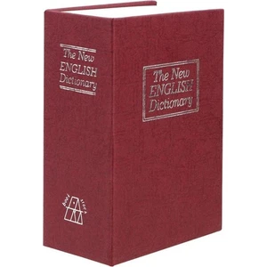 Kitap Görünümlü Anahtarlı Gizli Kasa Kumbara (Bordo)