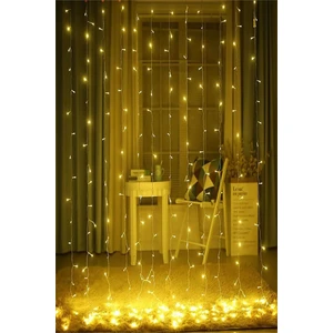 Kent Bazaar 3x3 Metre Perde Gün Işığı Saçaklı LED Işıklar