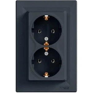 Schneider Electric EPH9900171 Asfora Antrasit Ikili Topraklı Priz