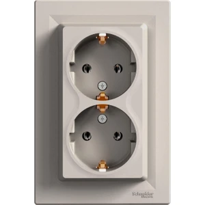 Schneider Electric EPH9900169 Asfora Bronz Ikili Topraklı Priz