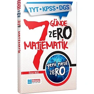 Evrensel İletişim Yayınları 7 Günde Zero Matematik