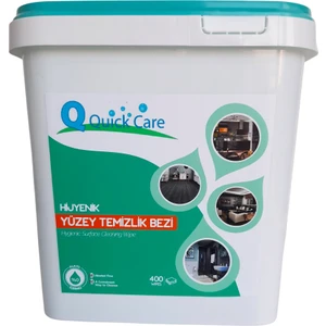 Quick Care Hijyenik Yüzey Temizlik Bezi Aloevera Parfümlü 400'LÜ