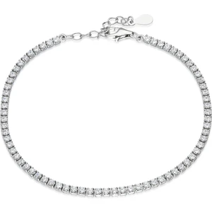 Adal Silver Kadın Gümüş Zirkon Taşlı Su Yolu Bileklik