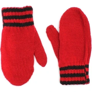 Kırmızı Kışlık Kız Çocuk  Bebe Eldiveni