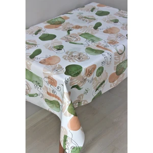 Dede Ev Tekstil Elyaf Astarlı Silinebilir Pvc Muşamba Masa Örtüsü Bohem Yüz