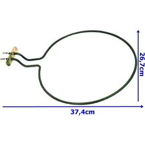 Ördek Kafa Kare Fırın Rezistansı Flanşlı 6.5 mm 220 Volt 750WATT