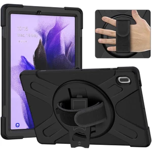 Samsung Galaxy Tab S7 Fe Lte T737 T736 T733 T730 Kılıf Defender Askılı Zırhlı Tank Case