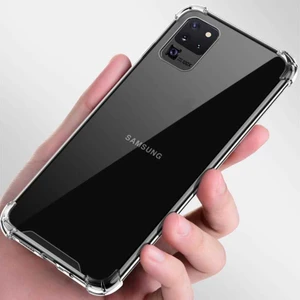 Samsung Galaxy S20 Ultra Kılıf Şeffaf Nitro Anti Shock Kapak Renksiz