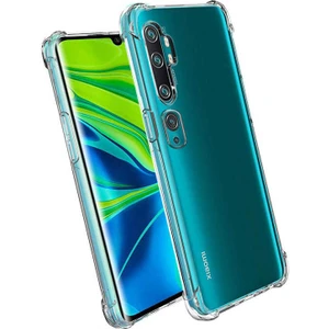 Xiaomi Mi Note 10 Kılıf Şeffaf Nitro Anti Shock Kapak Renksiz