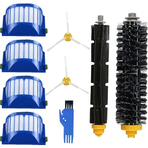 I-Robot Roomba 605 606 Uyumlu 8 Parça Yedek Filtre Fırça Seti