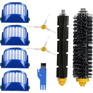 I-Robot Roomba 693 694 Uyumlu 8 Parça Yedek Filtre Fırça Seti