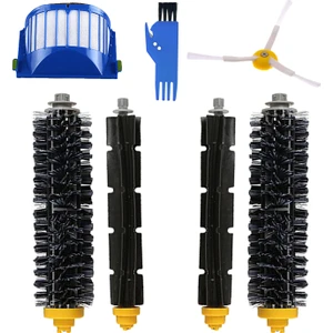 I-Robot Roomba 693 694 Uyumlu 5 Parça Yedek Filtre Fırça Seti