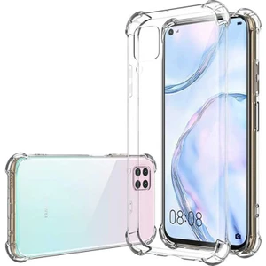 Huawei P40 Lite Kılıf Şeffaf Nitro Anti Shock Kapak Renksiz