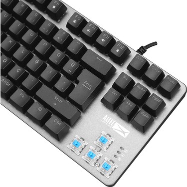 Altec Lansing ALGK8404 Siyah/Gümüş BLUE SWITCH Rainbow 87 Fiyatı