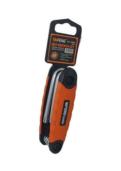 WF-58881 Wfeng Tools Çakı Alyan Takımı Torx Delikli 8'li Ürün