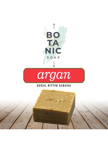 BOTANİC SOAP 4-Adet Doğal El Yapımı Argan Sabun