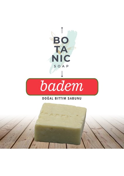 BOTANİC SOAP 4-Adet Doğal El Yapımı Bademli Sabun