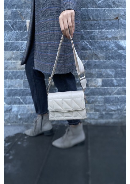 Kadın Vizon Çapraz Kapitone Çanta Capitone modelleri