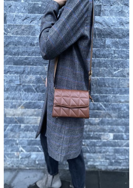 Kadın Taba Çapraz Kapitone Çanta Capitone modelleri