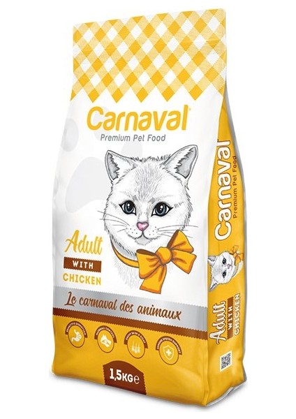 Premium Cat Adult Tavuklu Yetişkin Kedi Maması 1.5 kg