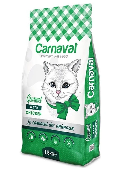 Premium Cat Adult Gourmet Renkli Taneli Yetişkin Kedi Maması 1,5 kg